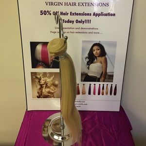 Blonde hair extensions wefts or clip in wefts